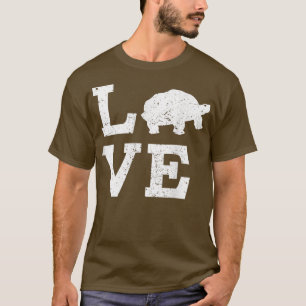 T-shirt J'adore les tortues TortuesDrôle