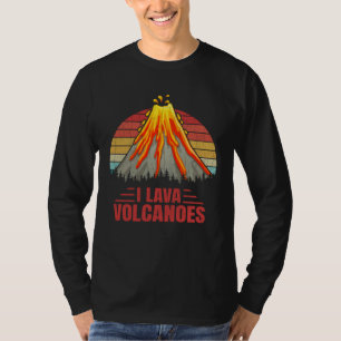T-shirt J'adore les volcans Géologie Géologue Collectionne