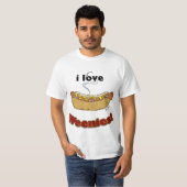 T-shirt J'adore les Weenies ~ Hot Dogs (Devant entier)