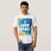T-shirt J'adore l'espace (Devant entier)