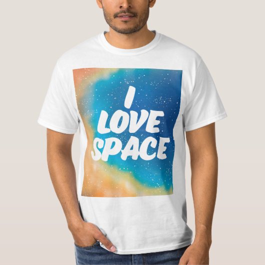 T-shirt J'adore l'espace (Devant)