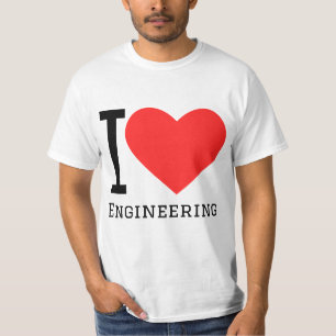 T-shirt J'adore l'ingénierie 