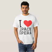 T-shirt J'adore l'opéra spatial (Devant entier)
