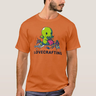 T-shirt J'adore Lovecrafting ami