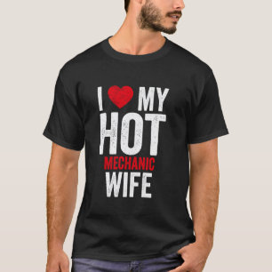 T-shirt J'adore ma femme mécanicienne sexy