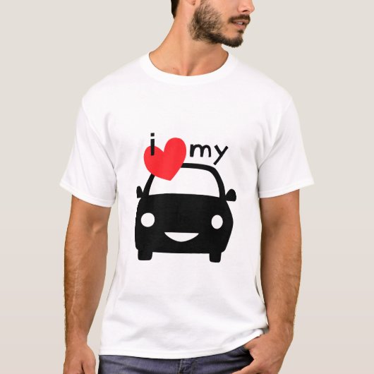 T-shirt J'adore ma voiture ! (Devant)