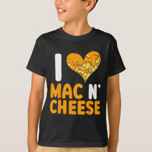 T-shirt J'adore Mac N' Cheese Drôle Mac Et Fromage