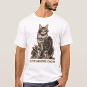 T-SHIRT J'ADORE MAINE COON (Devant)