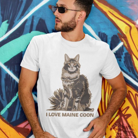 T-SHIRT J'ADORE MAINE COON