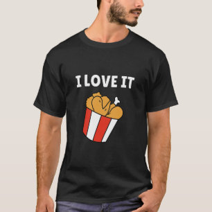 T-shirt j'adore manger du poulet