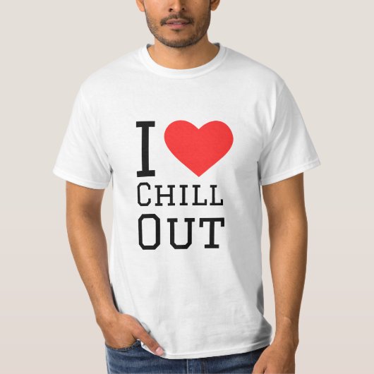 T-shirt J'adore me détendre (Devant)