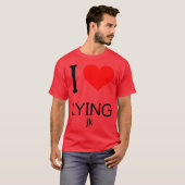 T-shirt J'adore mentir (Devant entier)