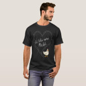 T-shirt J'adore Mes Poules Filles (Devant entier)