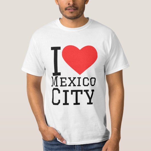 T-shirt J'adore Mexico City (Devant)