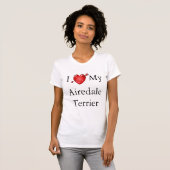 T-shirt J'adore mon Airedale Terrier 2 (Devant entier)
