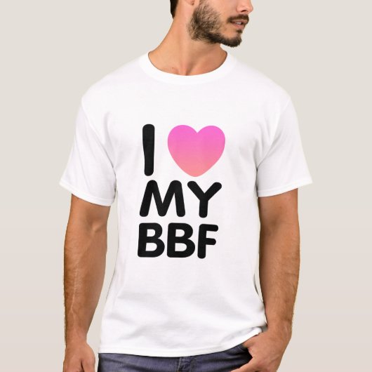 T-shirt J'adore mon BFF (Devant)
