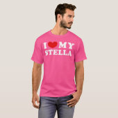 T-shirt J'adore mon cadeau Stella (Devant entier)