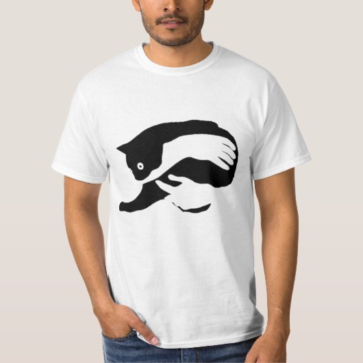 T-shirt J'adore mon chat (Devant)