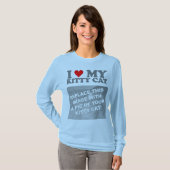 T-shirt J'adore mon chaton (Devant entier)