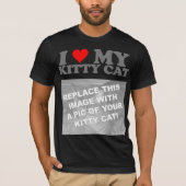 T-shirt J'adore mon chaton (Devant)