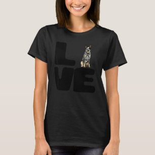 T-shirt J'adore mon chien de berger australien