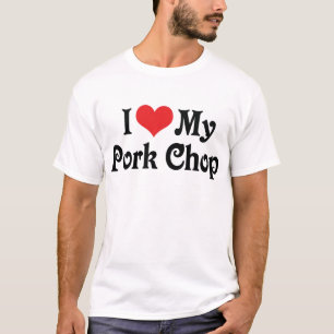 T-shirt J'adore mon côtelette de porc