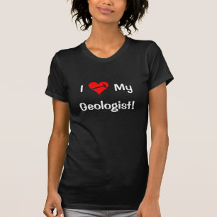 T-shirt J'adore mon géologue !