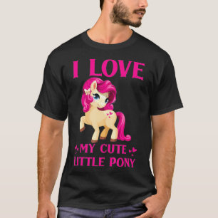 T-shirt J'adore mon mignon petit poney