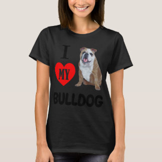T-shirt J'ADORE MON OEIL DE CHIENS Animaux Animaux Animaux
