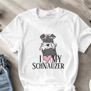 T-shirt J'adore Mon Schnauzer