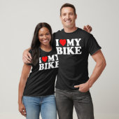 T-shirt J'adore mon vélo avec (Unisexe)