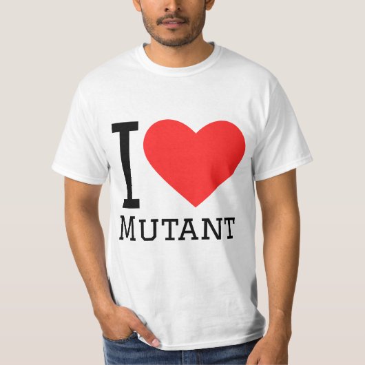 T-shirt J'adore mutant (Devant)