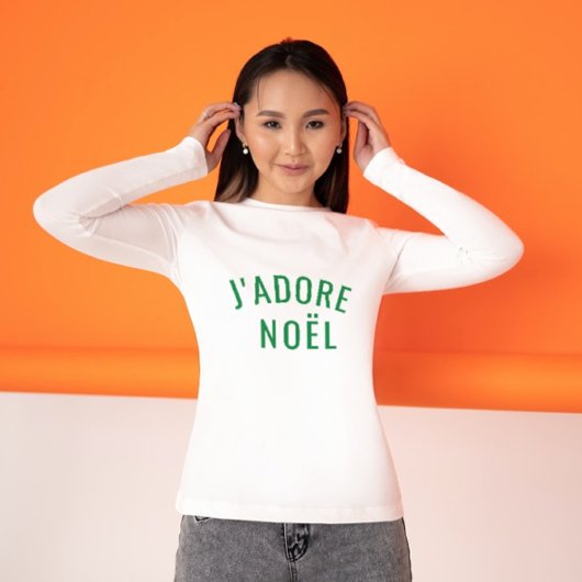 T-shirt J'ADORE NOËL Aimer Noël / Noël