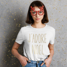 J'adore Noel Gold et Black Minimalist Christmas