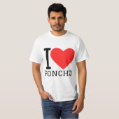 T-shirt J'adore poncho (Devant entier)