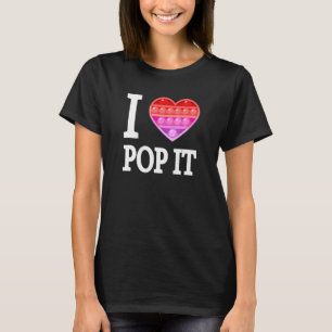 T-shirt J'adore Pop Ça Fidget Popit Jouets Fidget