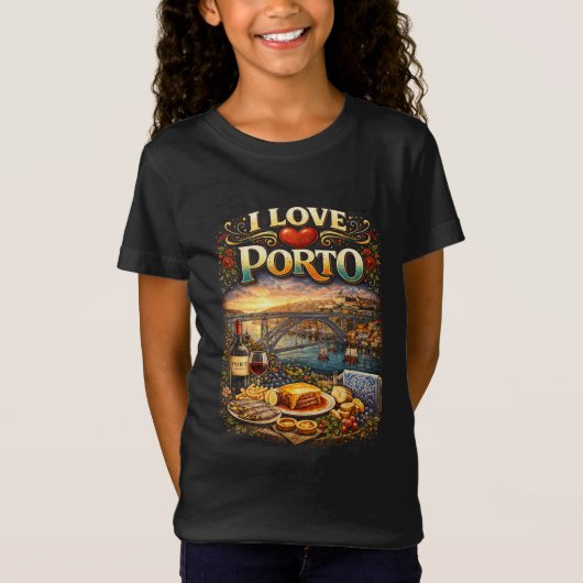 T-Shirt J'adore Porto (Devant)