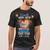 T-shirt J'adore quand on est Cruisin' Together Cruise Vaca (Devant)