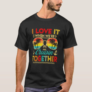 T-shirt J'adore quand on fait une balade ensemble, assorti