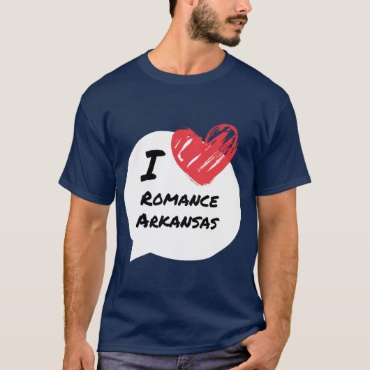 T-shirt J'adore Romance Arkansas Oversized (Devant)