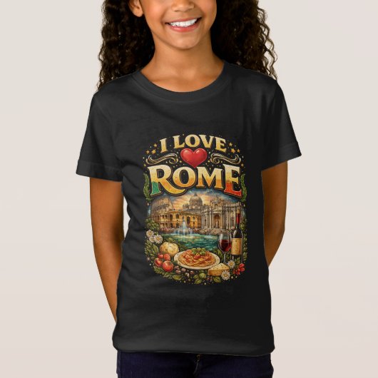 T-Shirt J'adore Rome (Devant)