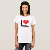 T-shirt J'adore San Antonio (Devant entier)