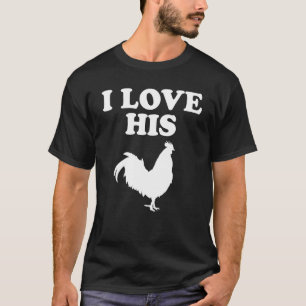T-shirt J'adore son chat Kitty j'aime son coq couple assor