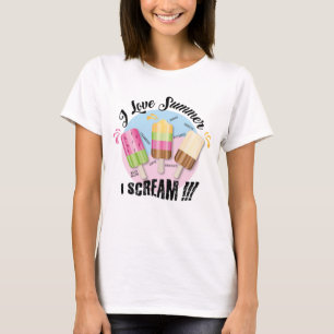 T-shirt J'adore Summer - Je hurle ! ! !