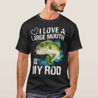 T-shirt J'adore une grande bouche sur ma canne