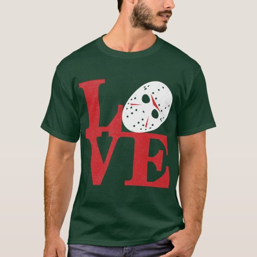 T-shirt J'ADORE Vendredi 13 (Devant)