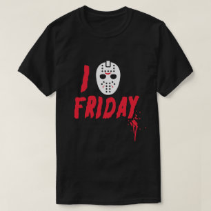 T-SHIRT J'ADORE VENDREDI VENDREDI HORREUR FAN