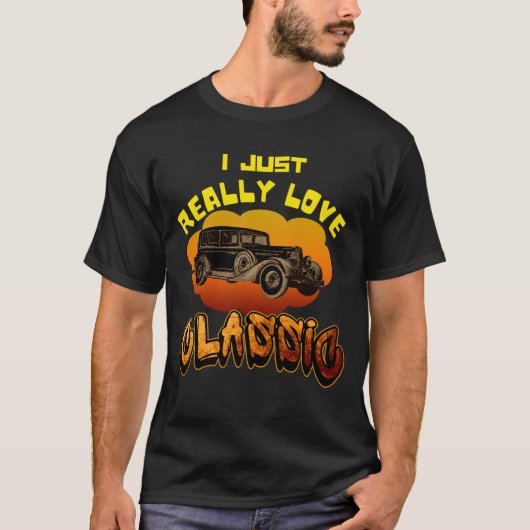 T-shirt j'adore vraiment le classique (Devant)
