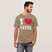 T-shirt J'adore Wayne girl (Devant entier)