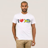 T-shirt J'adore Yellowtail Snapper (Devant entier)